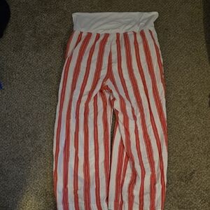 Old Navy Maternity Pants - Red and White